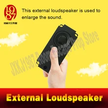 Room escape prop external loudspeaker to enlarge the sound from JXKJ1987 for adventurer game puzzle a spare horn chamber room