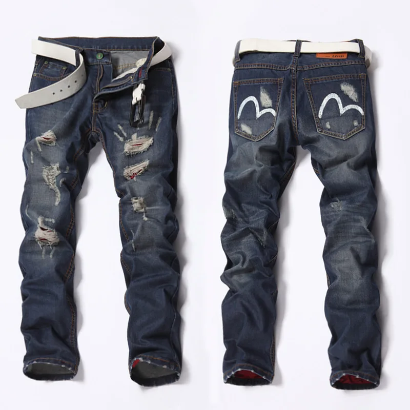 

Men's aliexpress trade explosion models straight men's jeans Amazon eBay winter jeans 1839