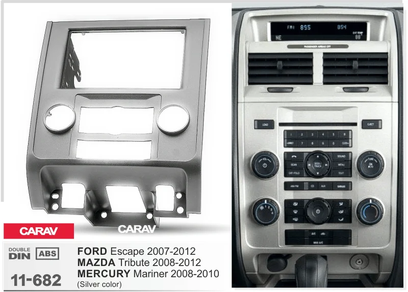 CARAV 11-682 Car Radio Installation Trim Fascia Panel