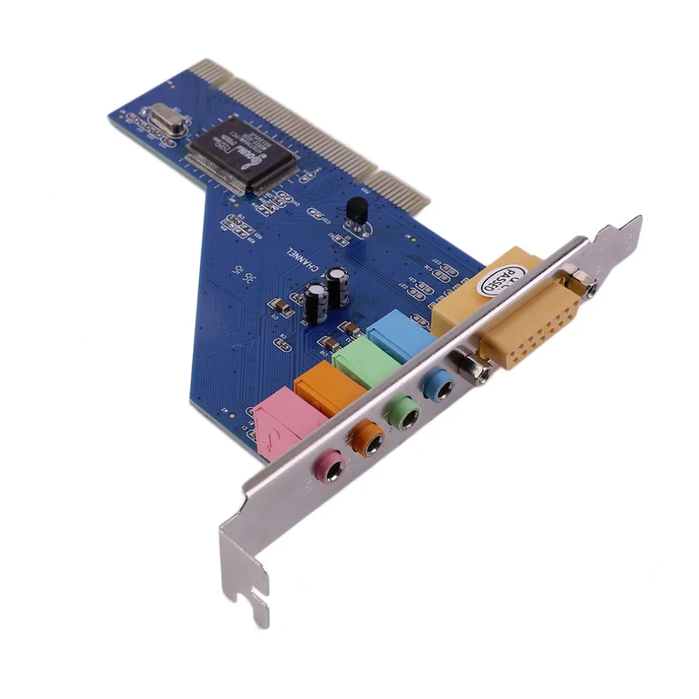 

2017 New 4 Channel 5.1 Surround 3D PCI Sound Audio Card for PC Windows XP/Vista/7 promotion