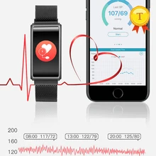 IP67 Водонепроницаемый жена подарок смарт-браслет точные измерения Давление кислорода в крови монитор сердечного ритма шагомер умный Браслет
