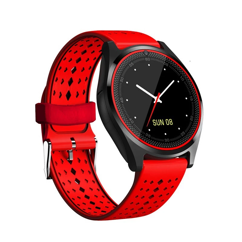 

V9 Smart Watch Support SIM Card 2G Camera Sleep Tracker Smartwatch Pedometer MP3 Music Clock Smart Wristwatch for IOS Android
