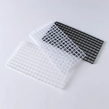 

New Arrival Durable Plastic Water Tank Fish Grid Divider Tray Egg Crate Aquarium Tank Filter Bottom Isolate Pane Decoration BS