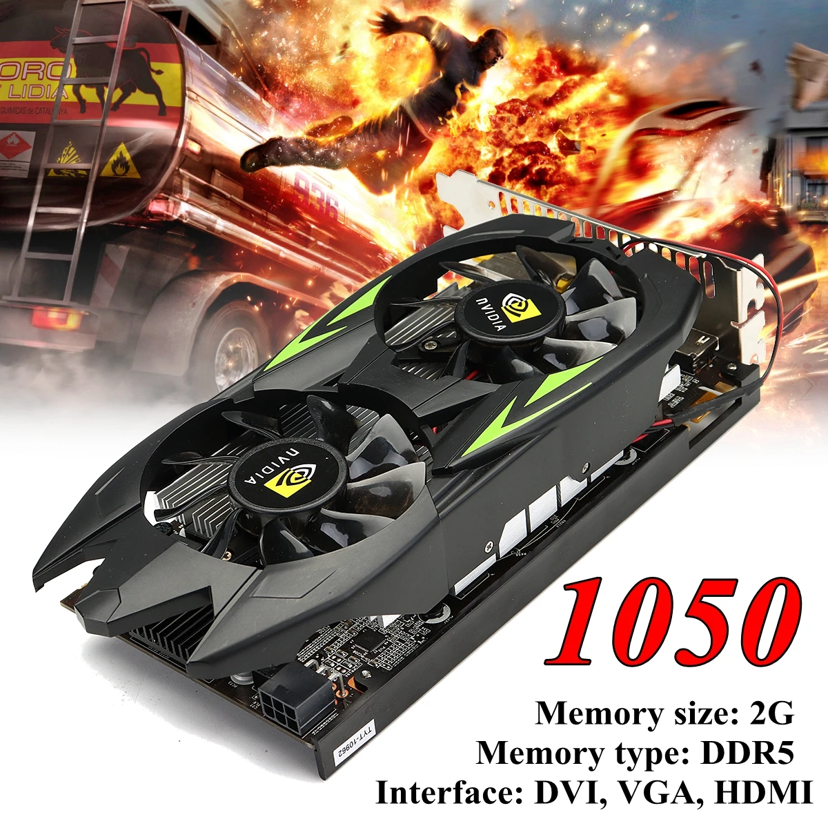 

GTX 1050TI GPU 2/4GB 128BIT DDR5 Computer Gaming PC Vedio Graphics card HDMI DVI DP