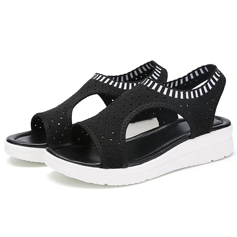 

Summer Women Sandals New Platform Sandal Shoes Breathable Comfort Shopping Ladies Walking Shoes Wedge Sandals Zapatos De Mujer