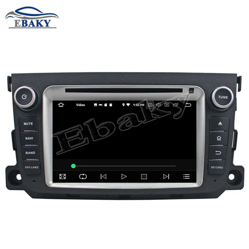 Excellent NaviTopia 7inch 4GB RAM 64GB ROM Octa Core Android 9.0 Car DVD Radio for Benz Smart 2011 2012 with GPS/WIFIs/bluetooth 17
