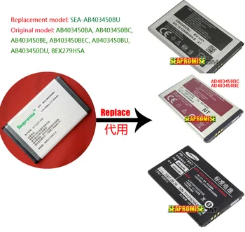 

Retail AB403450BU battery for SAMSUNG GT-E2510 GT-E2550,GT-M3510,GT-S3500,GT-S3500c GT-S3500i GT-S3550M,GT-S5050