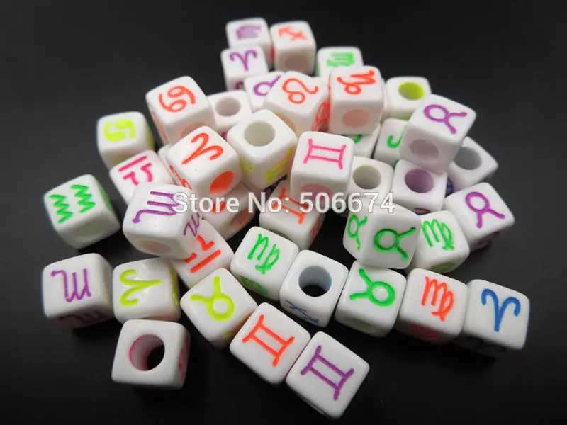 40 шт. акриловые бусины с созвездиями 7 мм|acrylic beads|beads beadsbeads colorful |