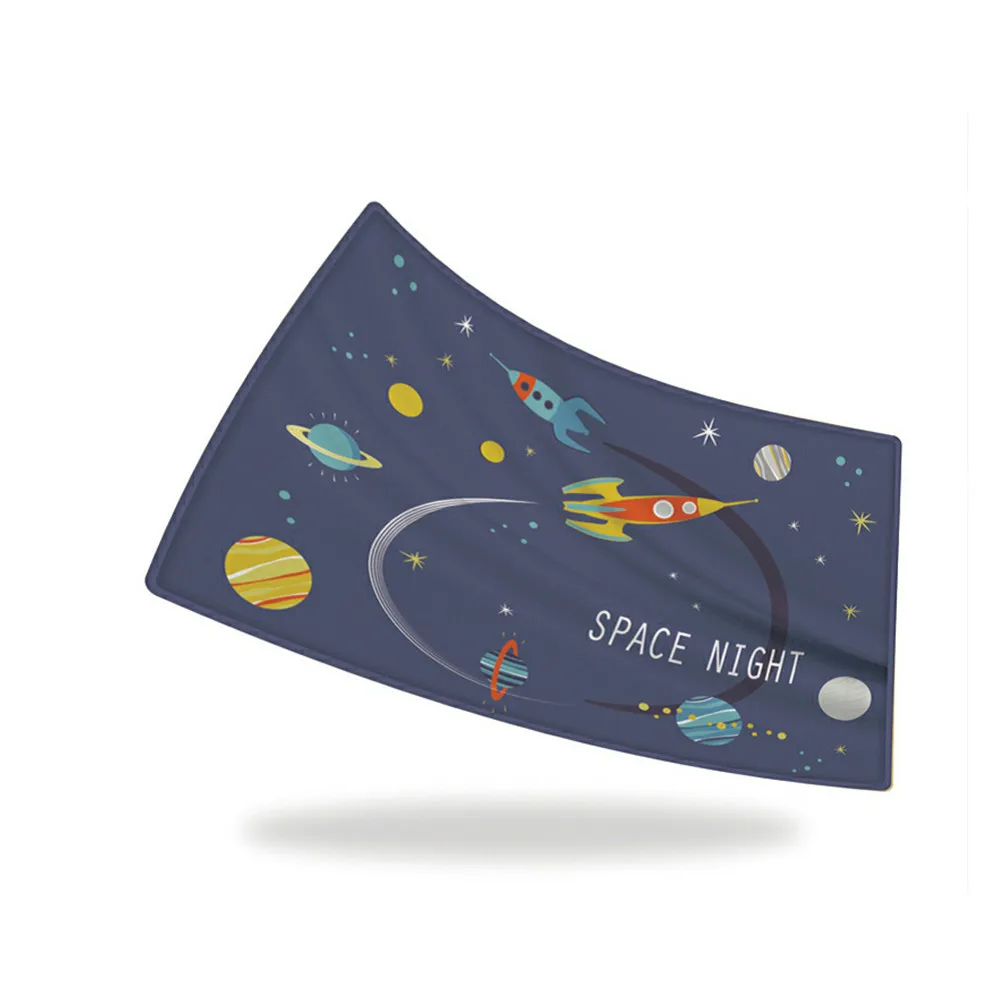 

180*120*1cm Space Cartoon Pattern Baby Play Mat Child Crawling Blanket Waterproof Carpet Nordic Kids Room Home Decor