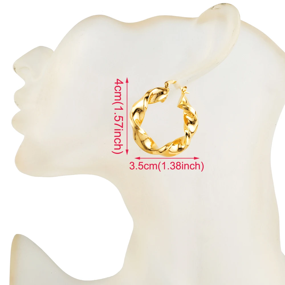 Ethlyn Эфиопский/нигерийский/Кенийский/Гана(Африка) стильные круглые серьги подвеска золотого цвета серьги-кольца для женщин дизайн ювелирных изделий E34