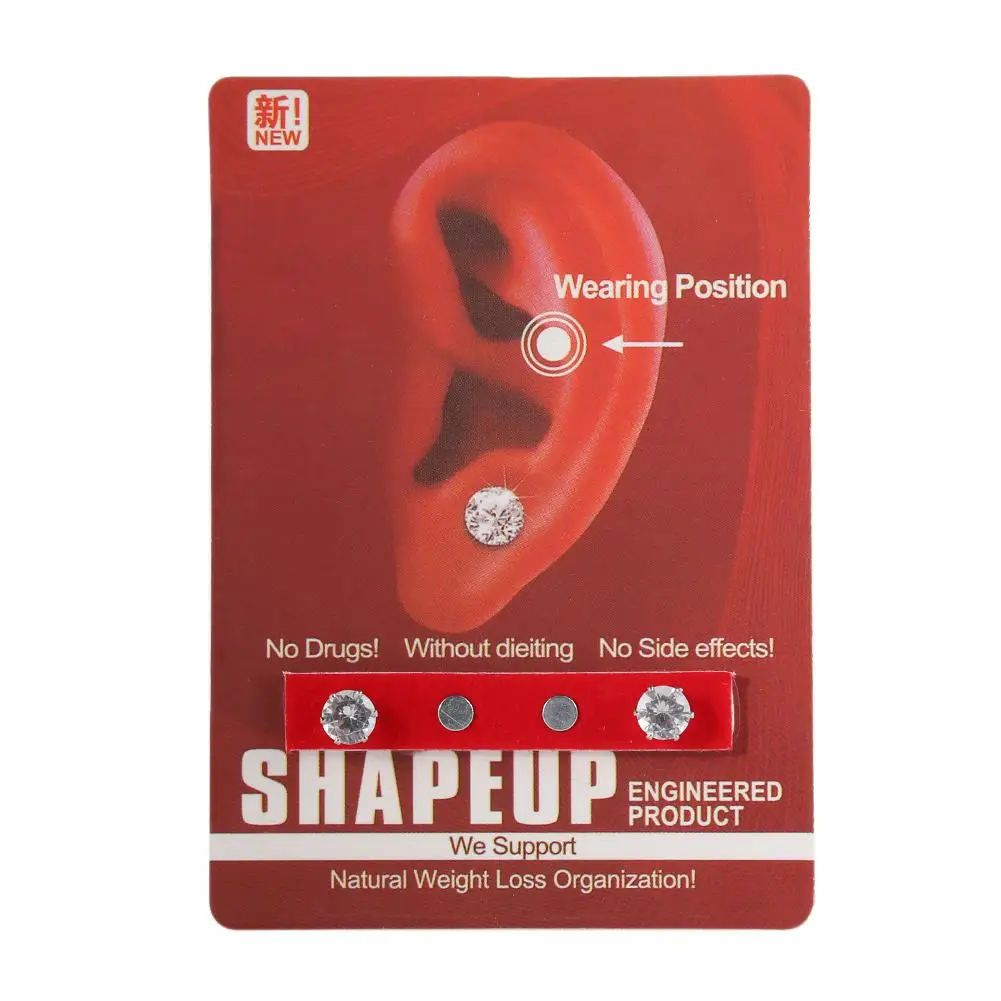 2 Pair Bio Healthcare Earring Weight Loss Earrings Slimming