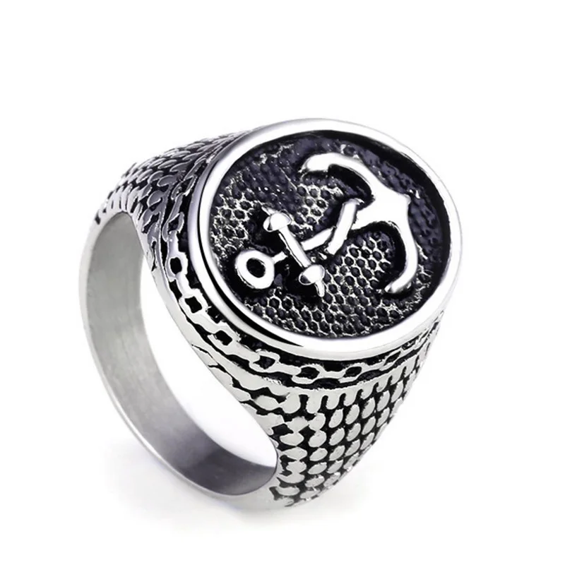 YVLAH 2017 Fashion 316 Stainless Steel Men Ring Jewelry
