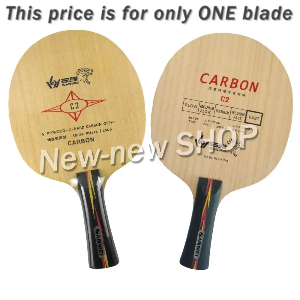 

Sanwei Table Tennis Blade C2 C-2 C 2 Ping Pong Blade for Table Tennis Racket Paddle Racquet Sports Indoors Sports