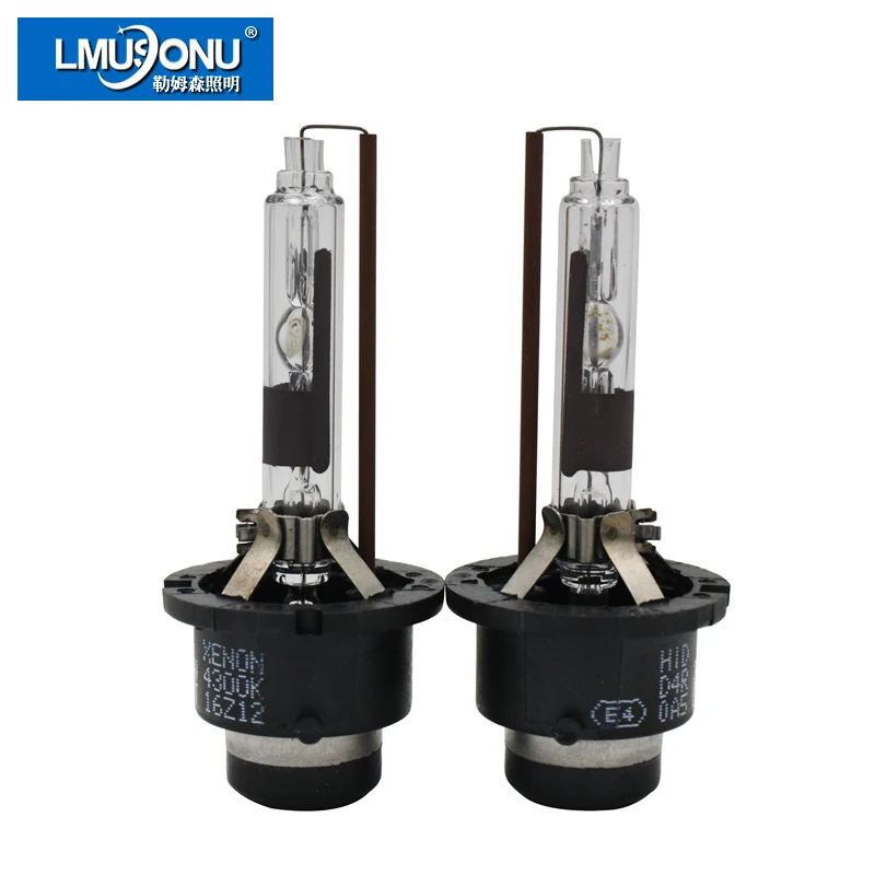 LMUSONU 2Pcs Pair Universal Xenon Headlights HID Bulb D4R HID Lamp 4300K 6000K 8000K Replacement 12V