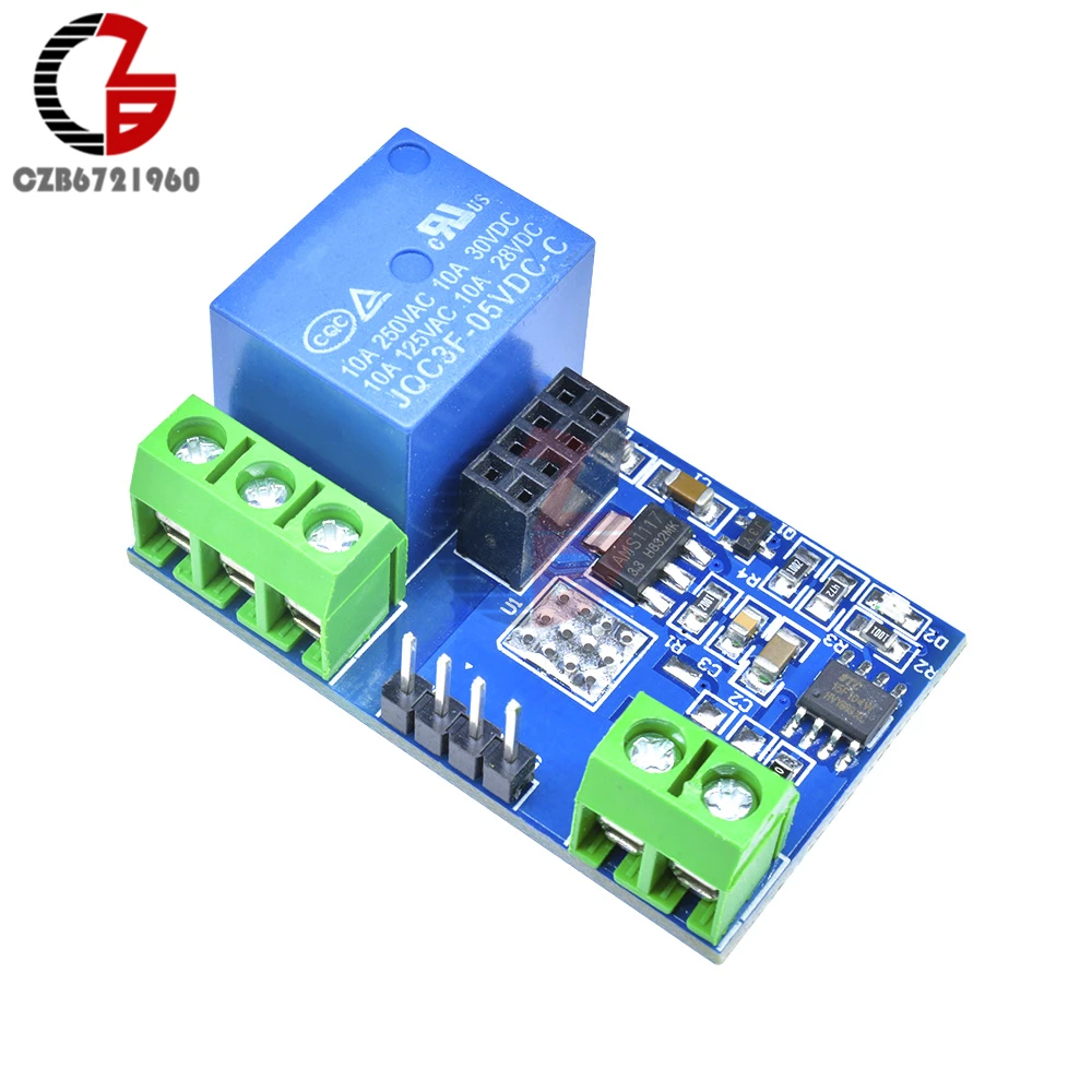 

DC 5V ESP8266 ESP-01 Wireless Wifi Relay Module Remote App Control Relay Switch for Smart Home without Wifi Module