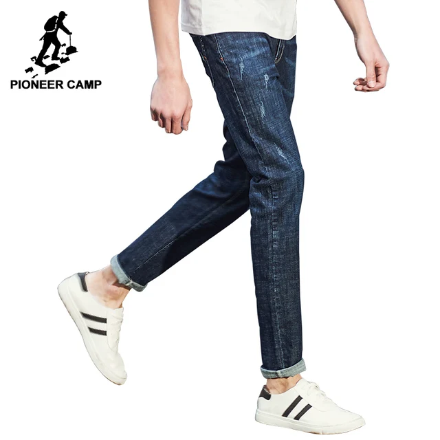 Pioneer Camp 2017 новое поступление мужские джинсы модные джинсовые брюки прямой модель высокое качество модный дизайн ANZ707002