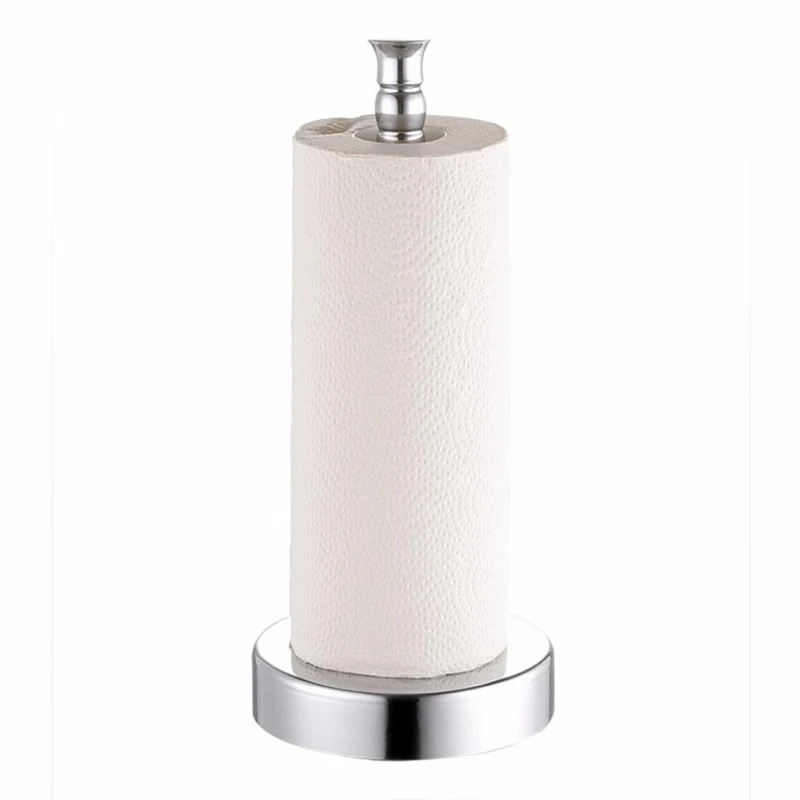 New Creative Stainless Steel Paper Towel Holder Bathroom Toilet Kitchen Rack Practical hot Durable Wear-resistant Hooks C0302   02
