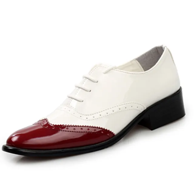 del vestir del negro zapatos otoño hombres resorte zapatos zapatos blanco hombre charol 2015 de moda w7gZdEwq