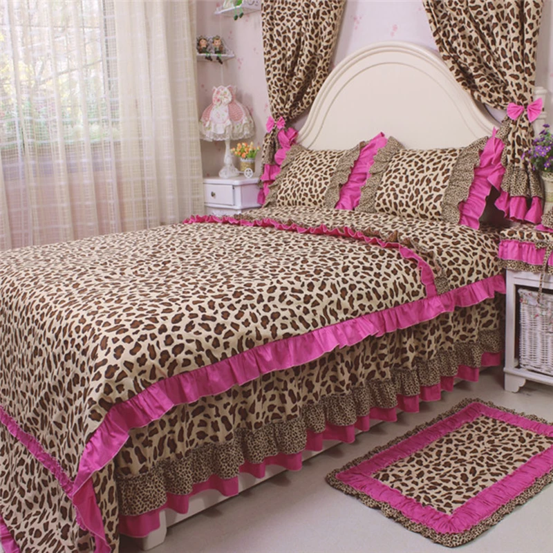 Online Buy Wholesale leopard print comforter set from China leopard