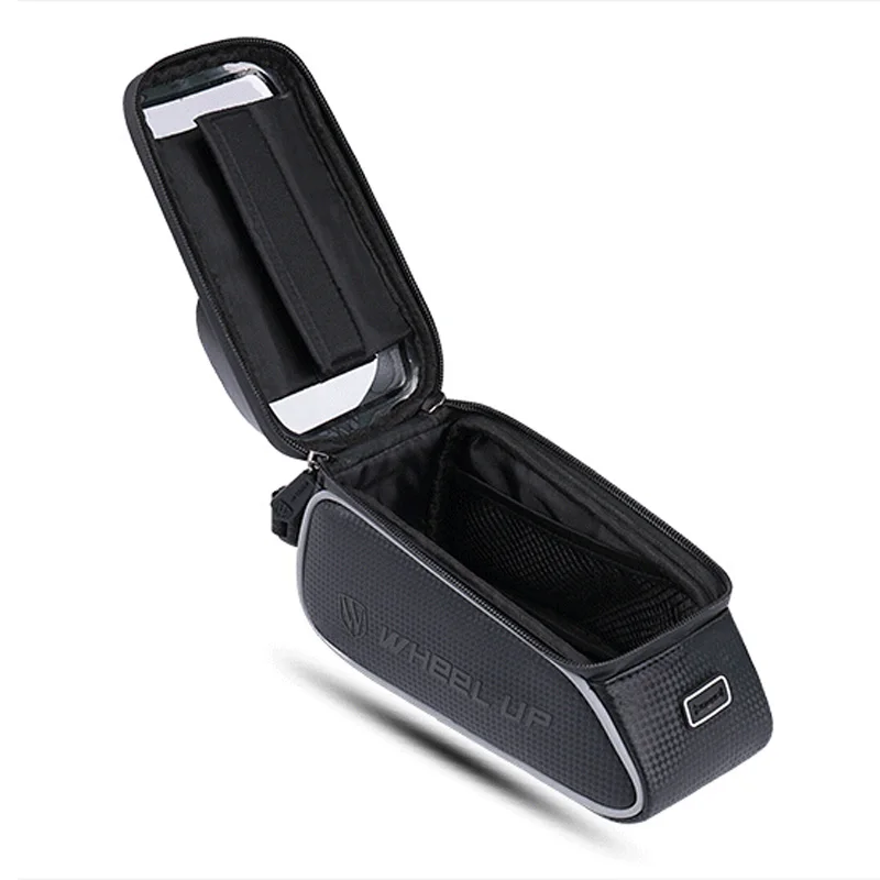 Сумка для горного велосипеда, водонепроницаемая сумка-седло для телефона с передней балкой, посылка