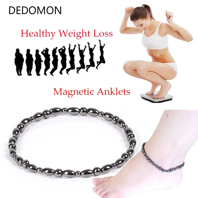 Magnet Ankle for Weight Loss Black Stone Magnetic Health Care Therapy Fitness Product Jewelry | Красота и здоровье