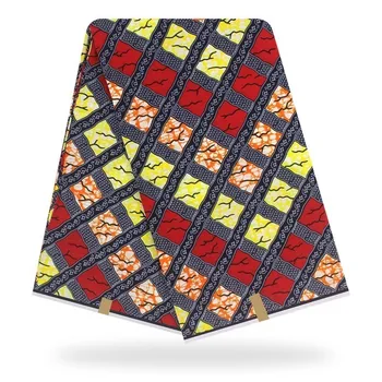 

African Wax Prints Fabric 100% Cotton Wax Veritable Ankara Fabric Veritable Wax Veritable Guaranteed Real Pagne Wax 6yard Soft