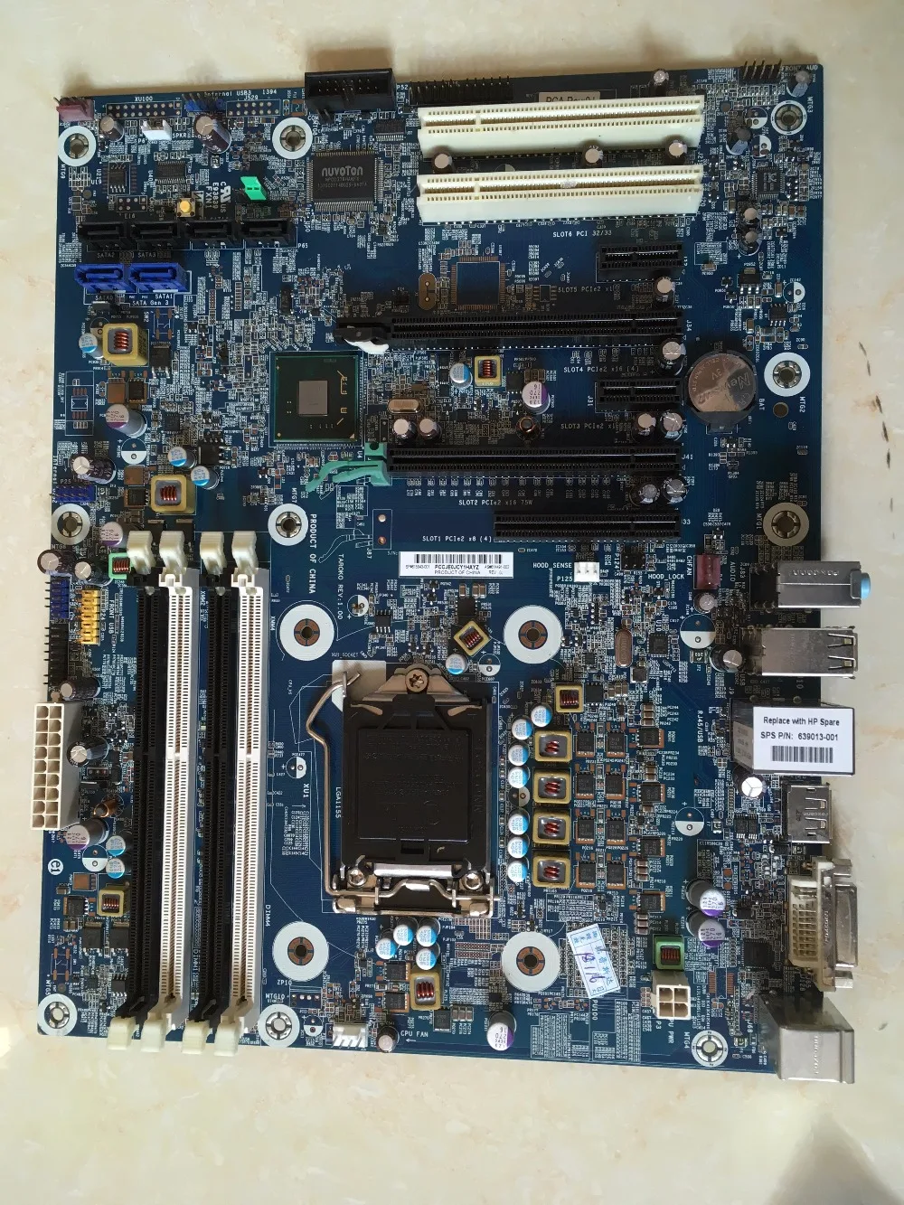 100 Working Desktop Motherboard Z210 615943 001 614491 002 Fully