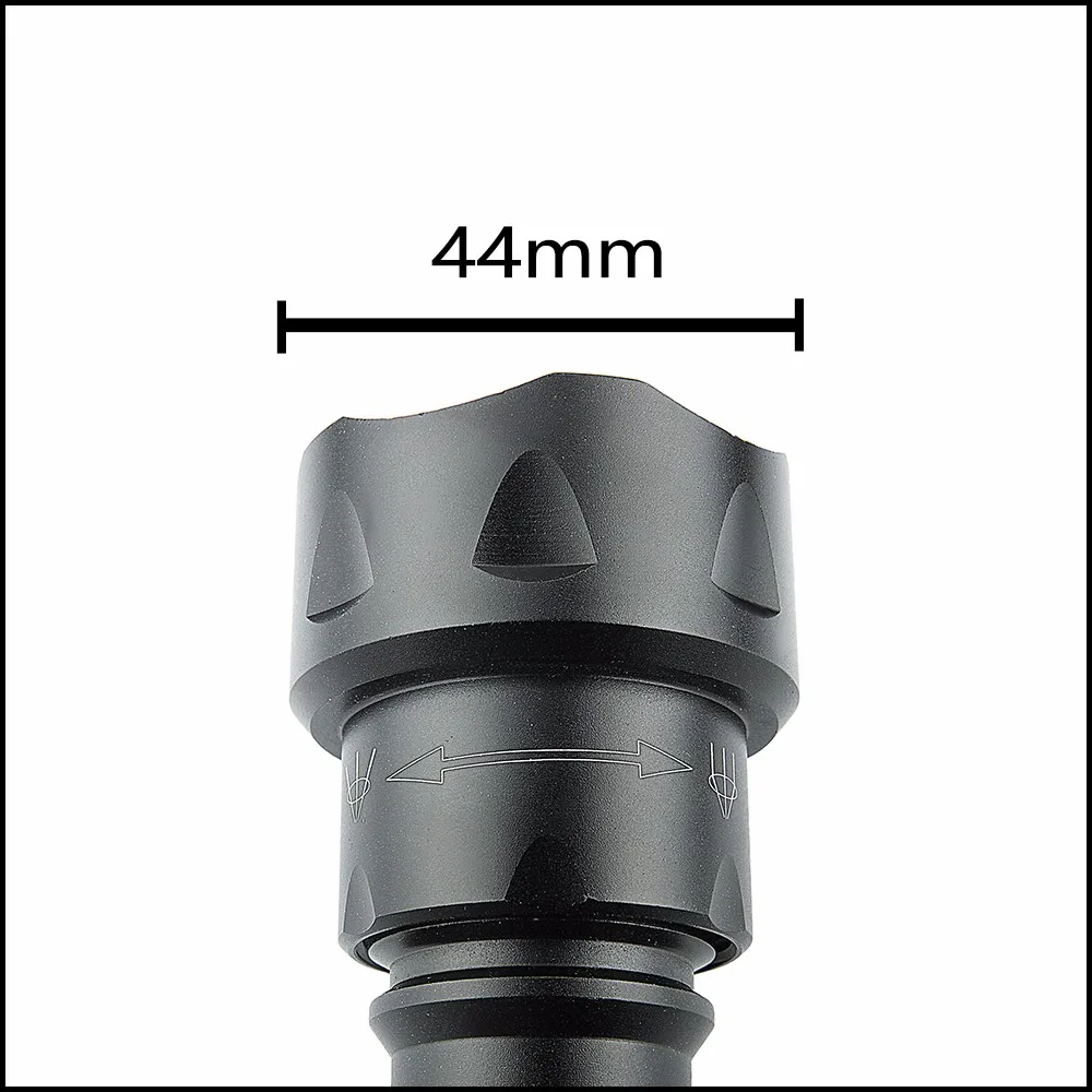 UniqueFire UF-T20 LED Flashlight Cree XPE 3W Adujstable Flashlight Torch  Focus Zoom Light Lamp Black Color7