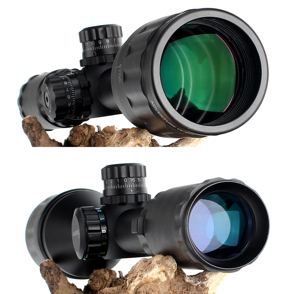 SNIPER LT 3-9X50AOL 1 inch Full Size Tactical Optical Sight Illuminate Mil-Dot RifleScopes Locking Resetting Hunting Rifle Scope (2)