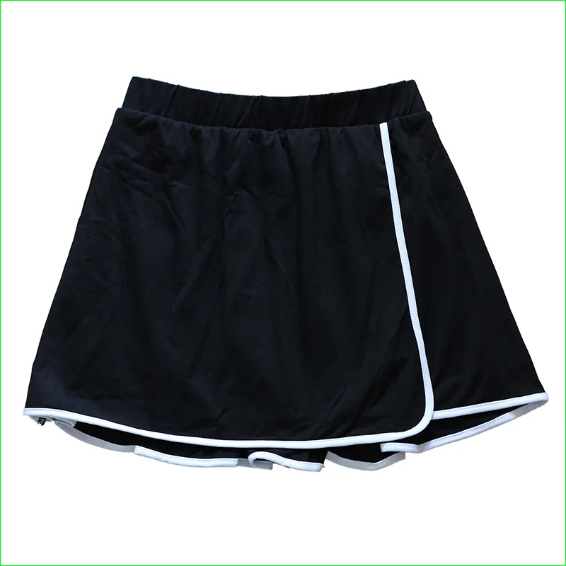 Летняя женская спортивная мини-юбка для тенниса, аэробики, шорты для фитнеса, Болельщицы, бадминтон, нижняя M-6XL