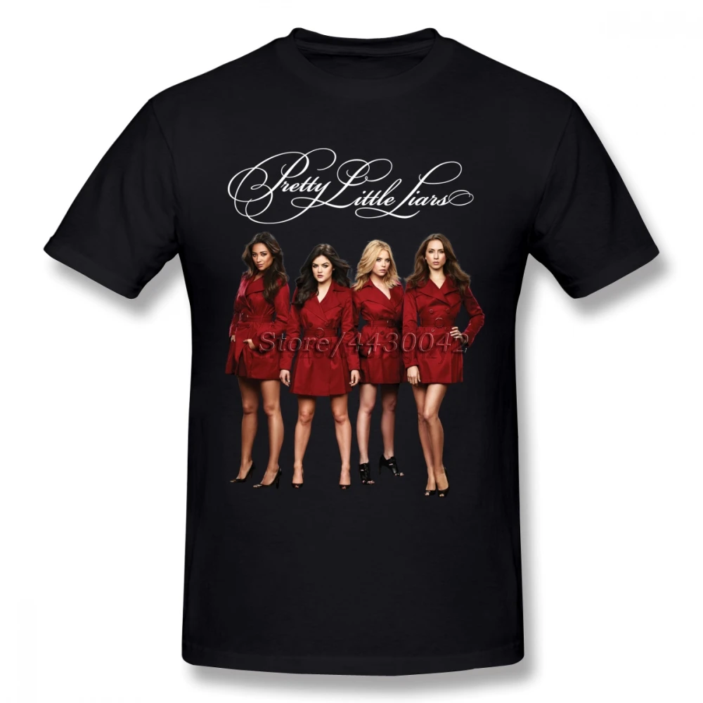 

The Pretty Little Liars T-shirt For Men Dropshipping Summer Short Sleeve Cotton Plus Size Custom Team Tee 4XL 5XL 6XL