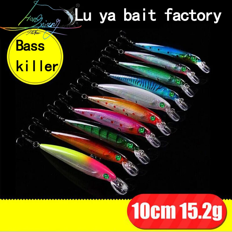  Fishing Lure in Bait Deep Swim Hard Bait Fish Tackle 10CM 15G Float Minnow Fishing Wobbler Japan Pe