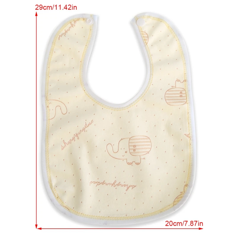 Random Style Happy Baby Bib Velvet Waterproof Feeding Printing Bibs Towel