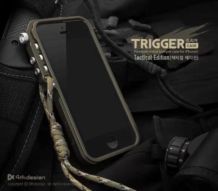 Aliexpress.com : Buy Trigger metal bumper for iphone 7 5 5S SE 4 6 6S Plus M2 4th design premium