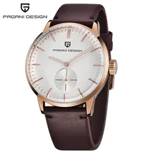 PAGANI Дизайн Роскошные Брендовые повседневные мужские кварцевые часы reloj hombre Бизнес наручные часы кожаный ремешок водонепроницаемый Relogio Masculino