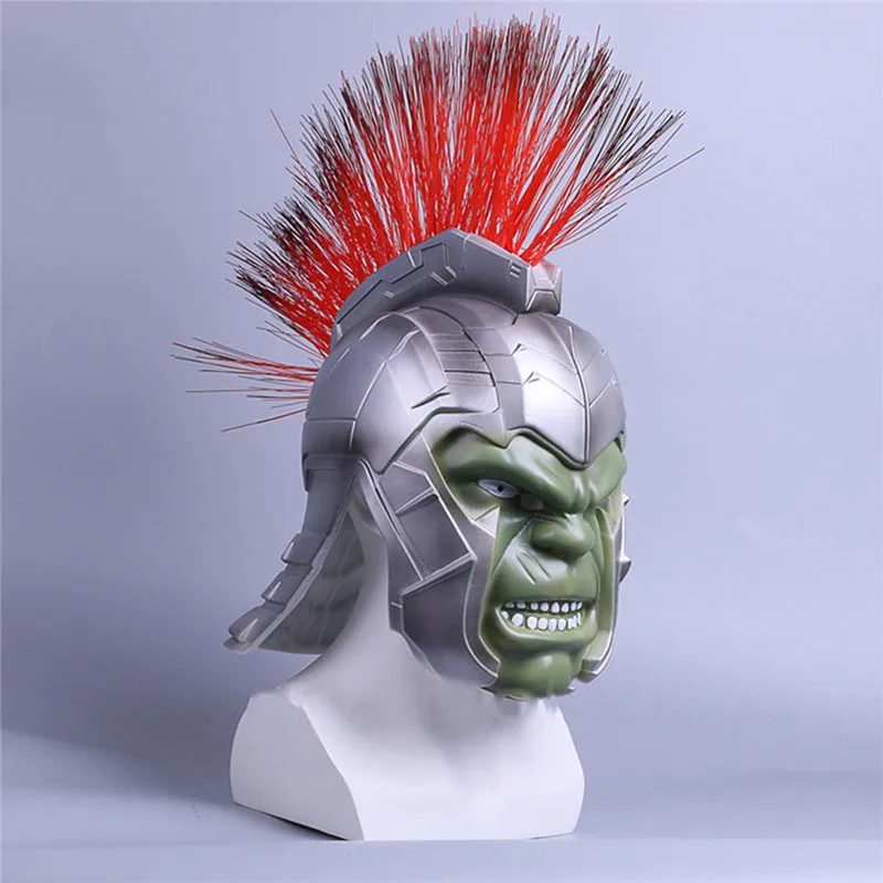 

Takerlama New Thor 3 Ragnarok Helmet Cosplay Hulk Helmet PVC Adult Kids Masks Halloween Party Use Mask Props Gift