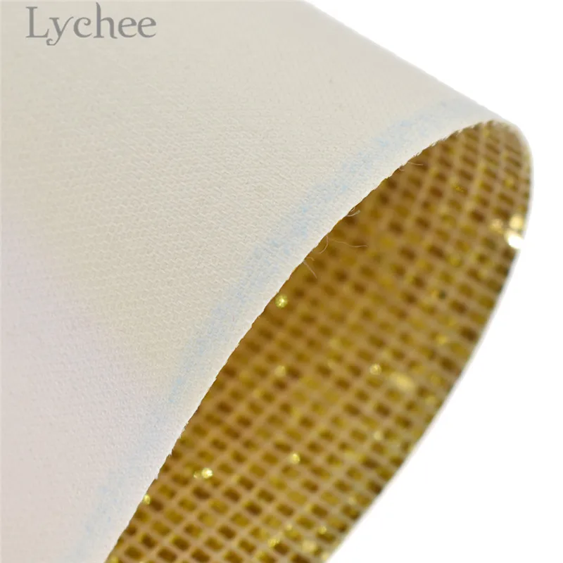 Lychee Life 29x21 см A4 проверенная блестящая ткань из искусственной кожи высокого качества Синтетическая Кожа DIY материал для сумок одежды