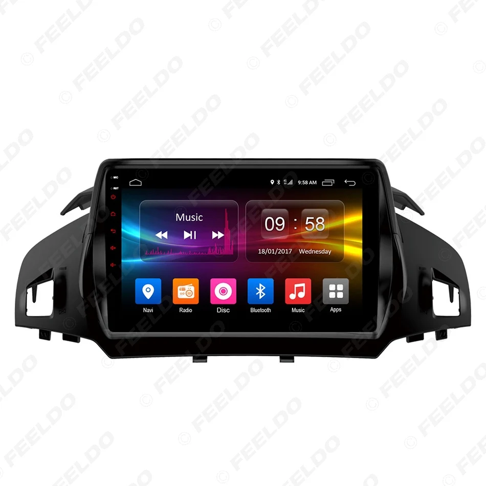 Discount FEELDO 9 inch Android 6.0 (64bit)  Octa Core DDR3 2G/32G/ FDD 4G Car DVD GPS Radio Head Unit For Ford Kuga 2013-2017 23