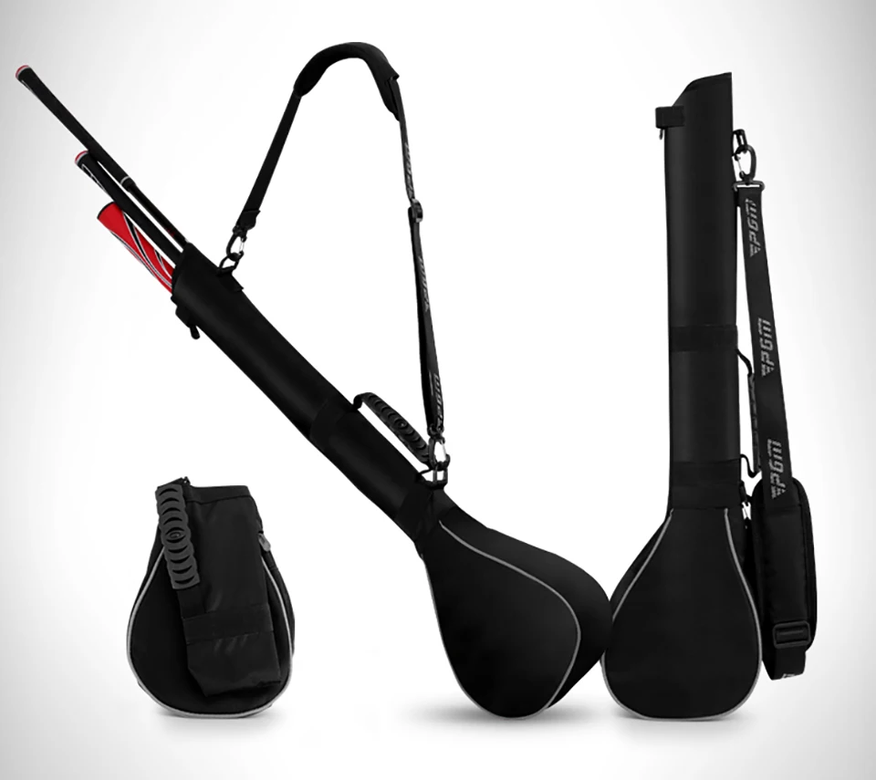 للماء طوي جولف بندقية حقائب الغولف السفر غطاء حقيبة في الهواء الطلق ممارسة حقيبة تدريب معبأة 3 نوادي النايلون الغولف الرجال النساء