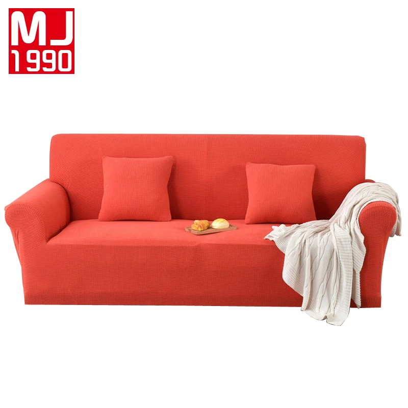 

2018 New Sofa Cover All-inclusive Elasticity Modern and Simple Four Seasons Universal Fleece Sand Slip Sofa Towel Custom Made