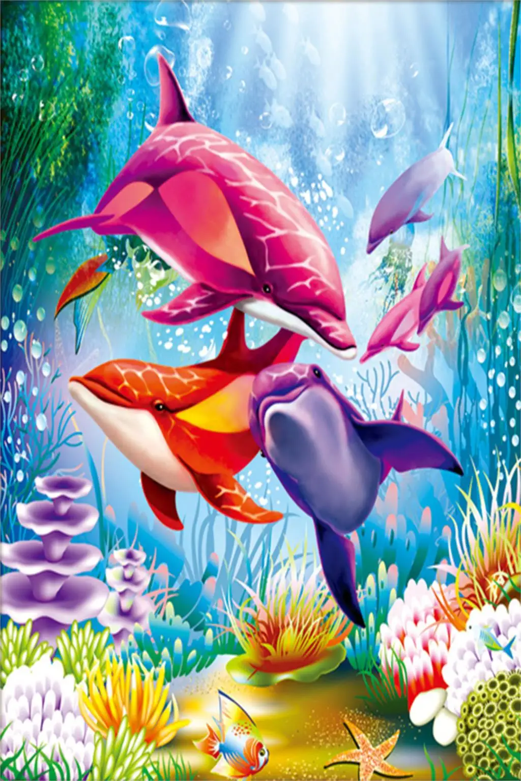 Cross Stitch embroidery diamond diy 5D Ocean World Diamond painting