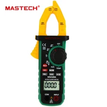 Mastech MS2109A Автоматический диапазон цифровой AC DC токовые клещи мультиметр Гц темп Емкость тестер с NCV детектор