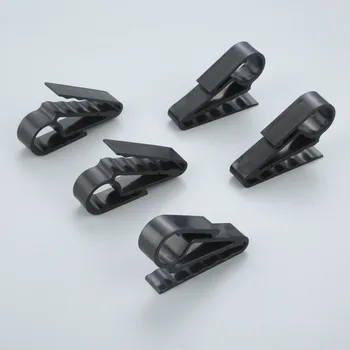 

gohantee Black 5 Pcs Plastic Golfer Cigars Cigarette Holder Clips Portable Bottle Golf Clamp Accessories Golf Training Aids