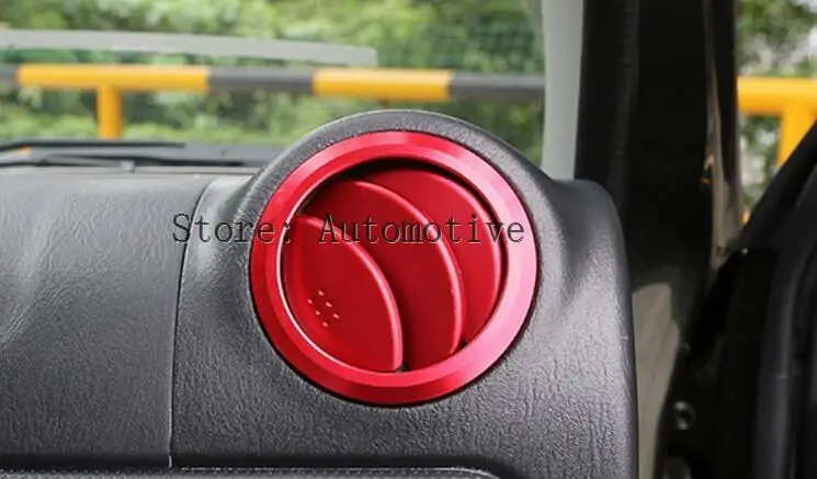 

Blue/Silver/Red Aluminum Dashboard Air Vent Outlet Cover For Suzuki Jimny 2007-2015 8pcs