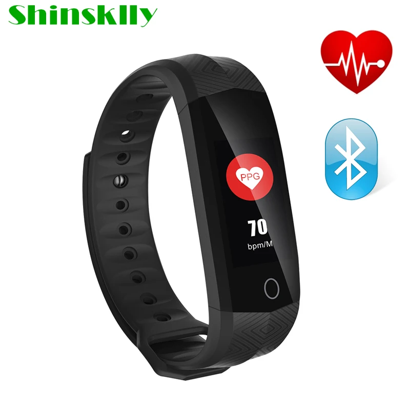

CD02 IP67 Waterproof Color screen Bluetooth Smart Band Bracelet Sport Heart Rate Smartwatch Fitness Watch For Android iOS iPhone
