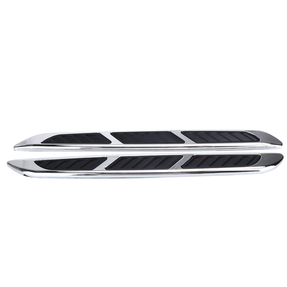 2Pcs Car Air Intake Flow Vent Fender Cover Decoration Stickers Car Fender Side Wing Intake Flow