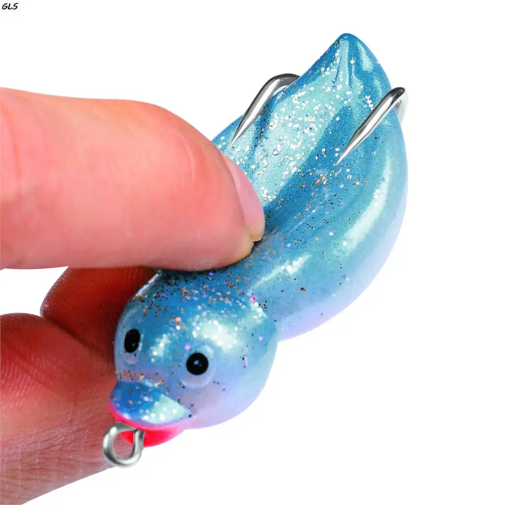 

2019 new design 10.5g duckling Fishing Lure soft artificial bait 6 color