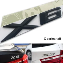 Fazer a Promoção! Emblema do carro traseiro emblema decalque adesivo carta abs durável compatível bmw emblema x1 x3 x5 x6 gt