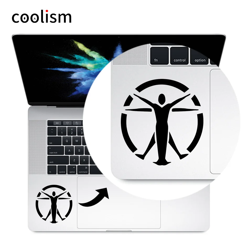 Trinity Symbol Laptop Trackpad Sticker for Apple MacBook Air Pro Retina 11 12 13 15 inch Vinyl Mac HP Dell Skin Notebook Decal