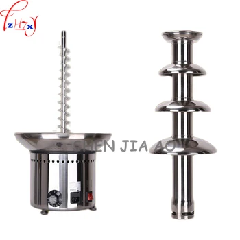 

ANT-8060 Commercial 4-layer stainless steel chocolate fountain machine Chocolate hot pot waterfall machine 110/220V 1PC